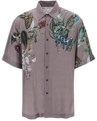 Dries Van Noten - Cassidye Floral Print Short Sleeve Shirt - Lyst