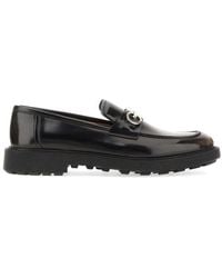 Ferragamo - Leather Galles Loafers - Lyst