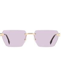 DSquared² - Geometric Frameless Sunglasses - Lyst
