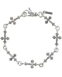Emanuele Bicocchi - Avelli Multi-Cross Charm Bracelet - Lyst