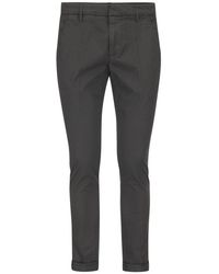 Dondup - Mid Rise Slim Fit Trousers - Lyst