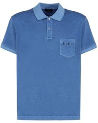 Fay - Logo-printed Short-sleeved Polo Shirt - Lyst