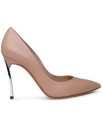Casadei - Blade Pointed Toe Pumps - Lyst