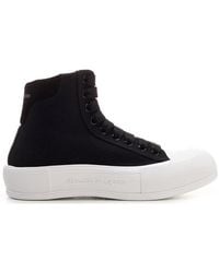 Alexander McQueen Chunky-sole Low-top Sneakers - Black