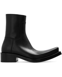 Balenciaga - Santiago Leather Boots - Lyst