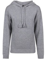 Max Mara - Ribbed Knitted Hoodie - Lyst