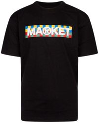 Market - Logo Printed Crewneck T-shirt - Lyst