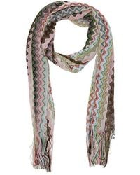 Missoni - Scarf With Zig Zag Motif - Lyst