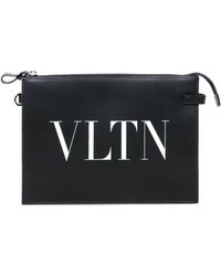 Valentino Vltn Pouch - Black