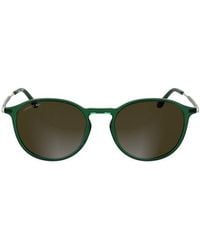 Lacoste - Round Frame Sunglasses - Lyst