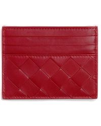 Bottega Veneta - Intrecciato Leather Credit Card Case. - Lyst