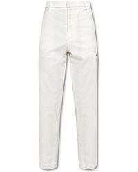 Moncler - Straight-leg Cropped Trousers - Lyst