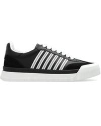 DSquared² - Boxer Stripe-detailed Lace-up Sneakers - Lyst