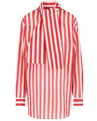 Dries Van Noten - Striped Long-sleeved Shirt - Lyst