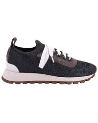 Brunello Cucinelli - Low-Top Lace-Up Sneakers - Lyst