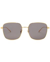 Bottega Veneta - Square Frame Sunglasses - Lyst