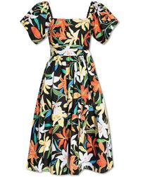 Kate Spade - Floral Pattern Dress - Lyst