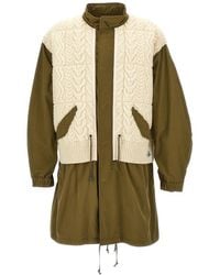 Junya Watanabe - Wool Insert Parka - Lyst