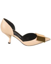 Sergio Rossi - Pointed Toe Slip-on Pumps - Lyst