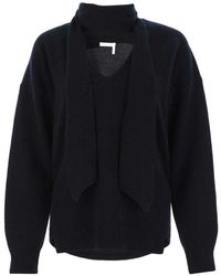 Chloé - Cut-out Detailed Jumper - Lyst