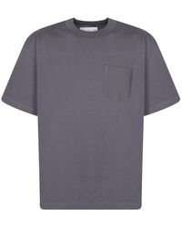 Sacai - Pocket Detailed Crewneck T-shirt - Lyst