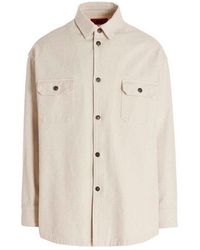 424 - Button-up Long-sleeved Shirt - Lyst