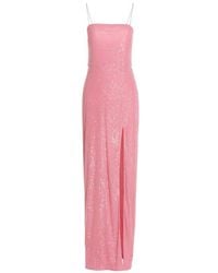 ROTATE BIRGER CHRISTENSEN - Sequin-embellished Sleeveless Maxi Dress - Lyst