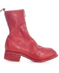 red guidi boots