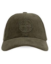 Stone Island - Logo Embroidered Baseball Cap - Lyst