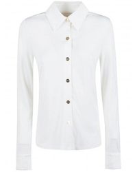 Michael Kors - Button Up Long- Sleeved Shirt - Lyst