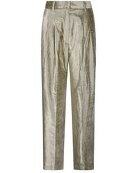 Forte Forte - Cotton Viscose Stretch Velvet Pinces Pant - Lyst