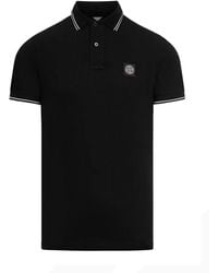 Stone Island - Slim Cotton Polo Shirt - Lyst