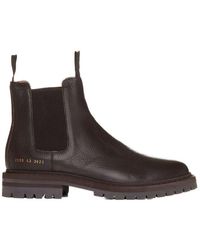 Common Projects Black Hiking Boots for Men | Lyst
