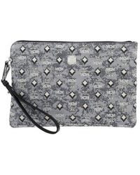 mcm wristlet pouch