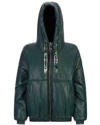 Khrisjoy - Puff Hoodie Light Padded Jacket In Forest - Lyst