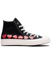 Converse - X Comme Des Garçons Play Chuck Taylor All Star 70 High-Top Sneakers - Lyst