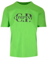 C.P. Company - Jersey Logo Graphic T-shirt - Lyst