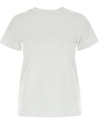 A.P.C. - Short-sleeved Crewneck Fitted T-shirt - Lyst
