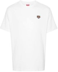 KENZO - Classic T-Shirt With `Lucky Tiger` Embroidery - Lyst