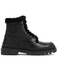 Dior - Lace-Up Leather Boots - Lyst