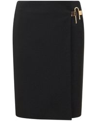 Givenchy - High-rise Padlock Mini Skirt - Lyst