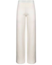 Max Mara - Stretch Knit Marzia Straight Trousers - Lyst