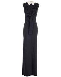 Del Core - Kaftan Gown With Collar - Lyst