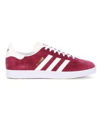 adidas Gazelle Lace-up Sneakers - Red