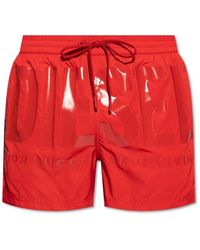 DIESEL - Bmbx-ken-37 Denim-print Swim Shorts - Lyst