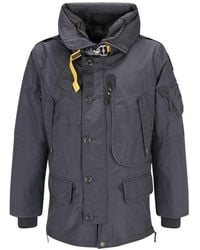 Parajumpers - Kodiak Logo Patch Hooded Padded Coat - Lyst