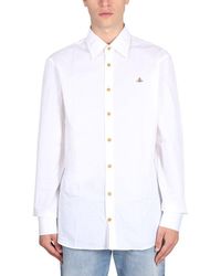 Vivienne Westwood - Shirt With Orb Embroidery - Lyst