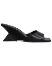 SCHUTZ SHOES - Mid Heel Mule Sandals - Lyst