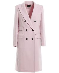 Weekend by Maxmara Double Breasted Coat - Pink