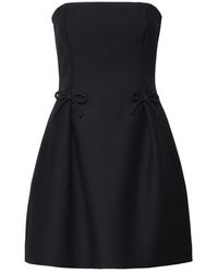 Valentino - Straight Hem Strapless Mini Dress - Lyst